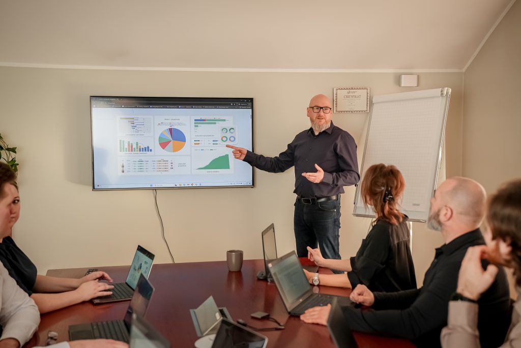 Prezentacja wyników i dashboardów dla zespołu