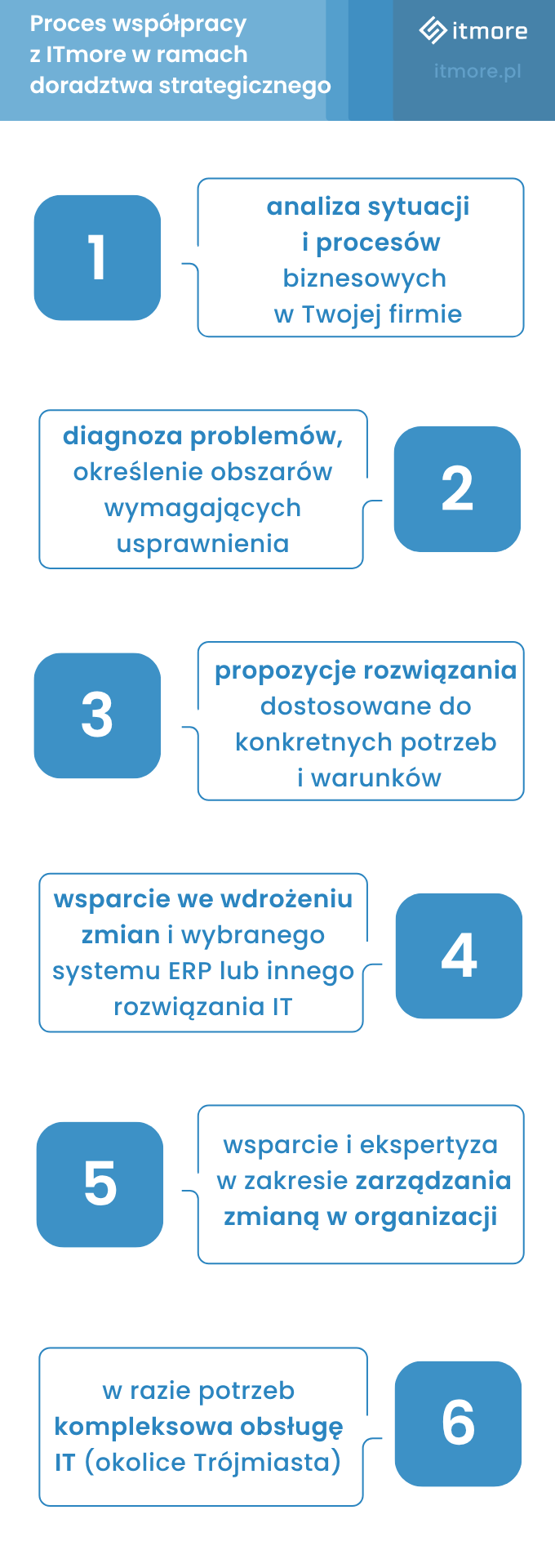 Doradztwo strategiczne dla firm - elementy współpracy z ITmore